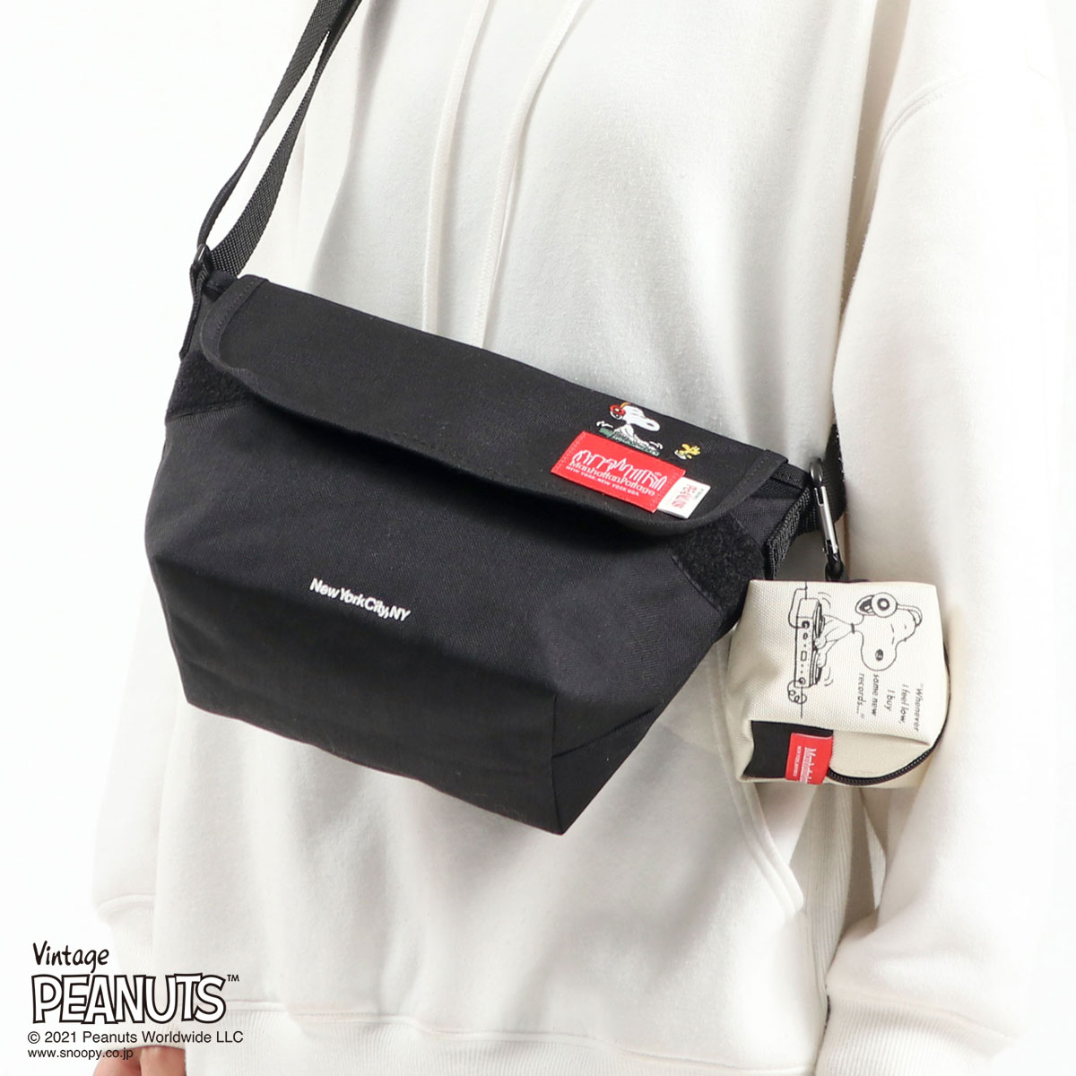 日本正規品 Manhattan Portage マンハッタンポーテージ Casual Messenger Bag Peanuts 21 Mp1603peanuts21 正規販売店 カバン 小物の専門店のギャレリアモール