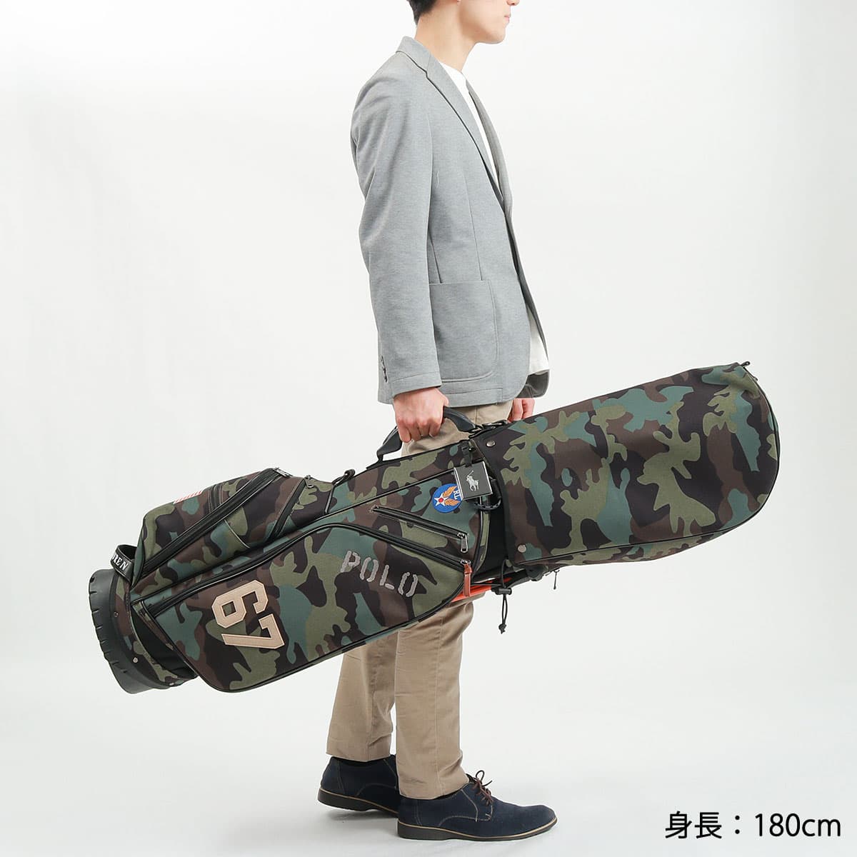 POLO RALPH LAUREN ポロラルフローレンPOLO GOLF Brooklyn Camo Golf Stand Golf Bag  キャディバッグ RLC007S｜【正規販売店】カバン・小物の専門店のギャレリアモール