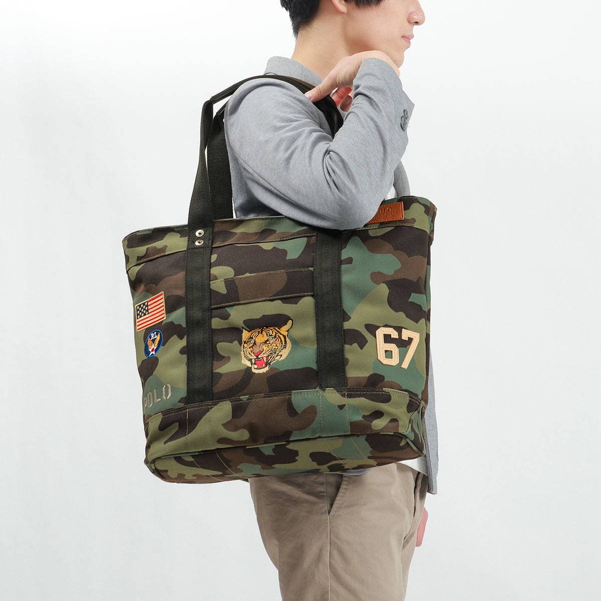 POLO RALPH LAUREN ポロラルフローレン POLO GOLF Brooklyn Camo Tote