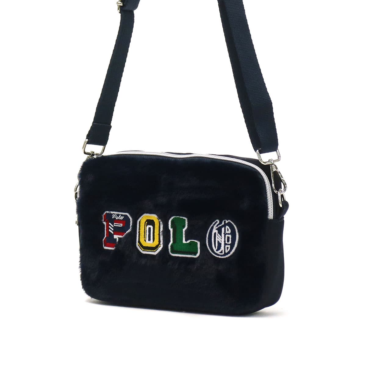 【セール30%OFF】POLO RALPH LAUREN ポロラルフローレン POLO GOLF Fur College Logo Cart  shoulder pouch ショルダーバッグ RLZ011B
