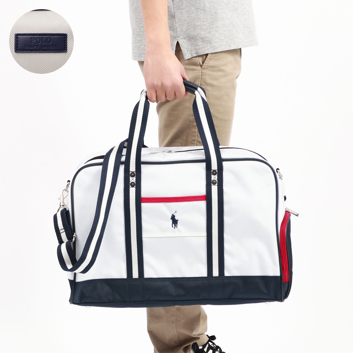 POLO RALPH LAUREN ポロラルフローレン Color Block Boston Bag 2WAYボストン RLB013