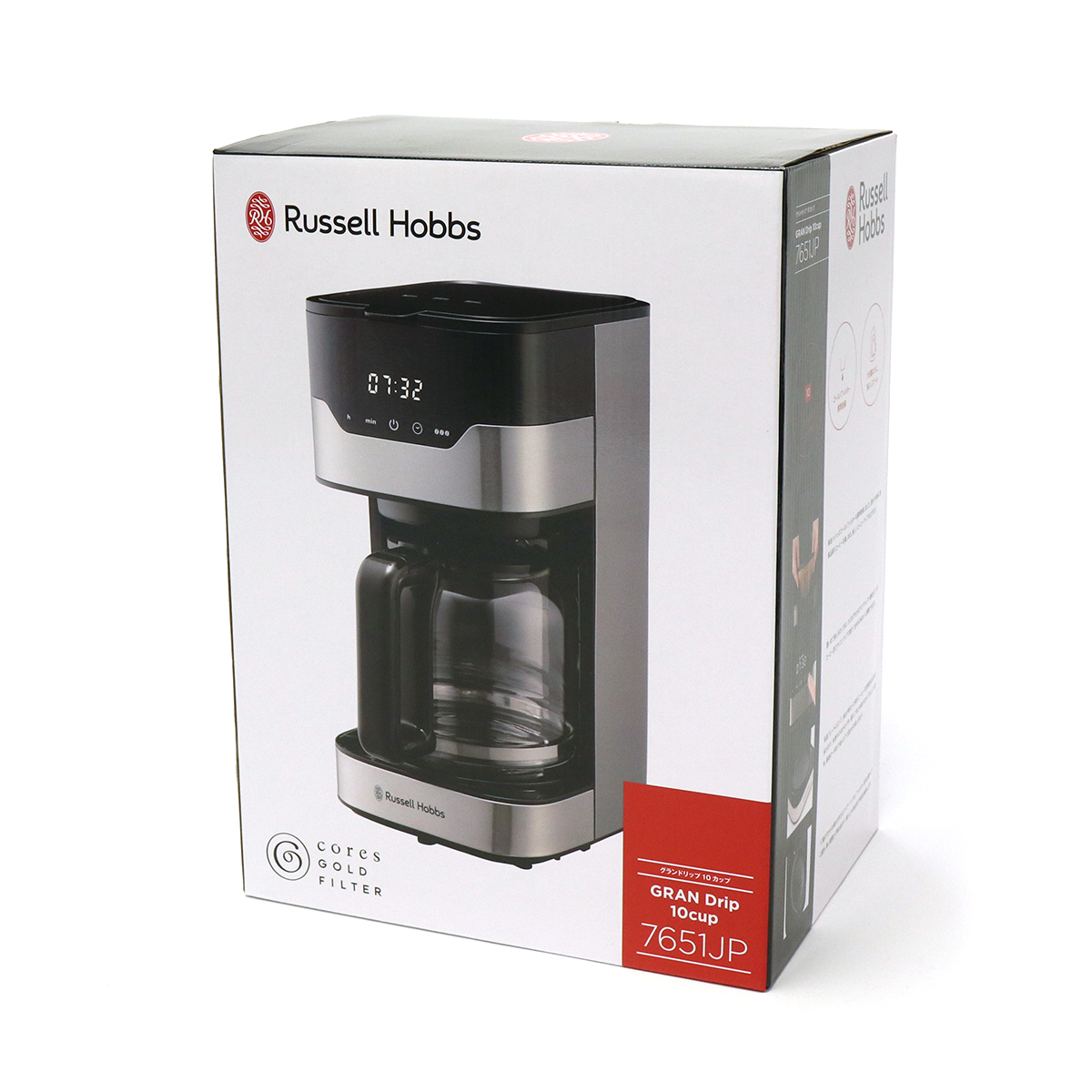 正規品1年保証】Russell Hobbs ラッセルホブス グランドリップ10カップ