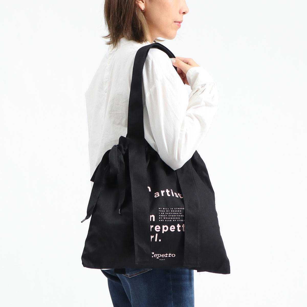 Repetto レペット Rondo tote bag with knots トートバッグ 51204-5 