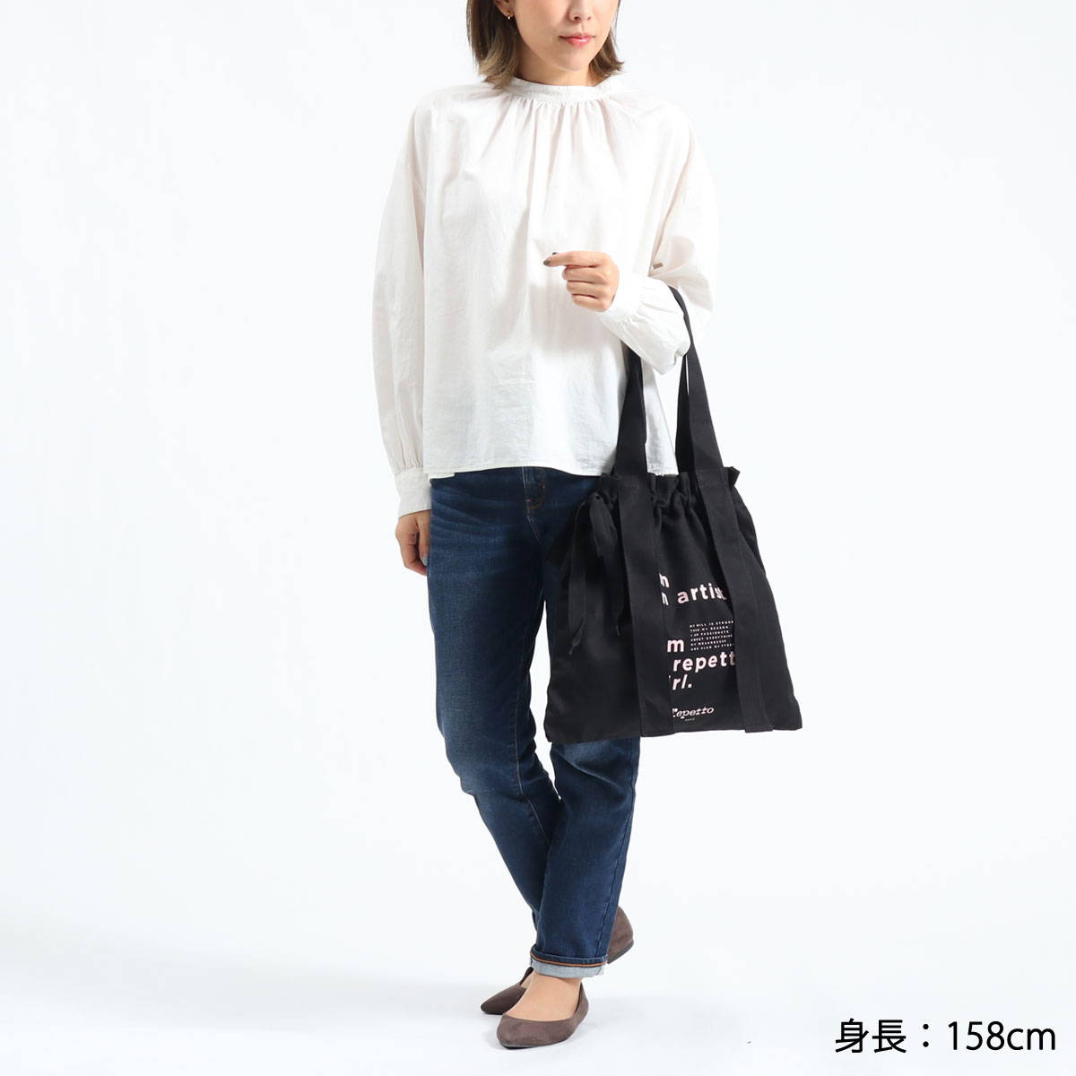 Repetto レペット Rondo tote bag with knots トートバッグ 51204-5