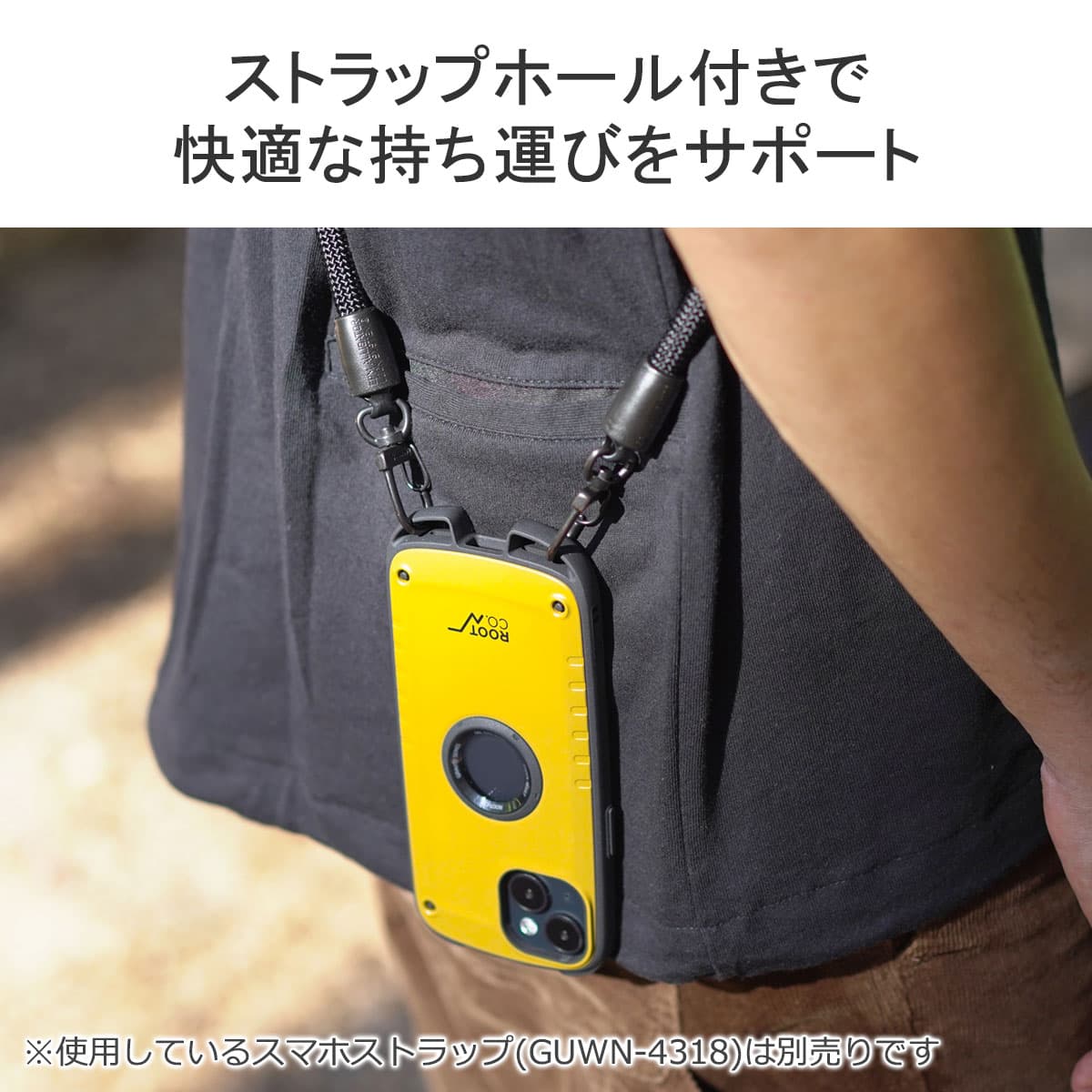 6ヶ月保証】ROOT CO. ルートコー Shock Resist Case Rugged. for iPhone15 スマホケース  GSRU-4348｜【正規販売店】カバン・小物の専門店のギャレリアモール