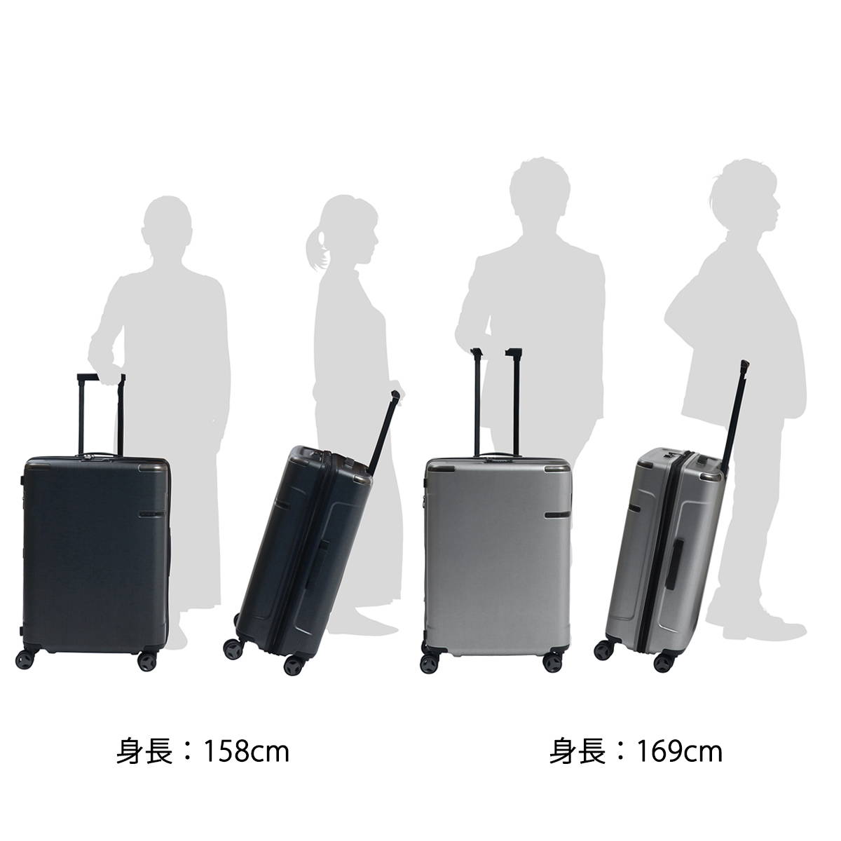 日本正規品】Samsonite サムソナイト Evoa Spinner 69 EXP スーツ