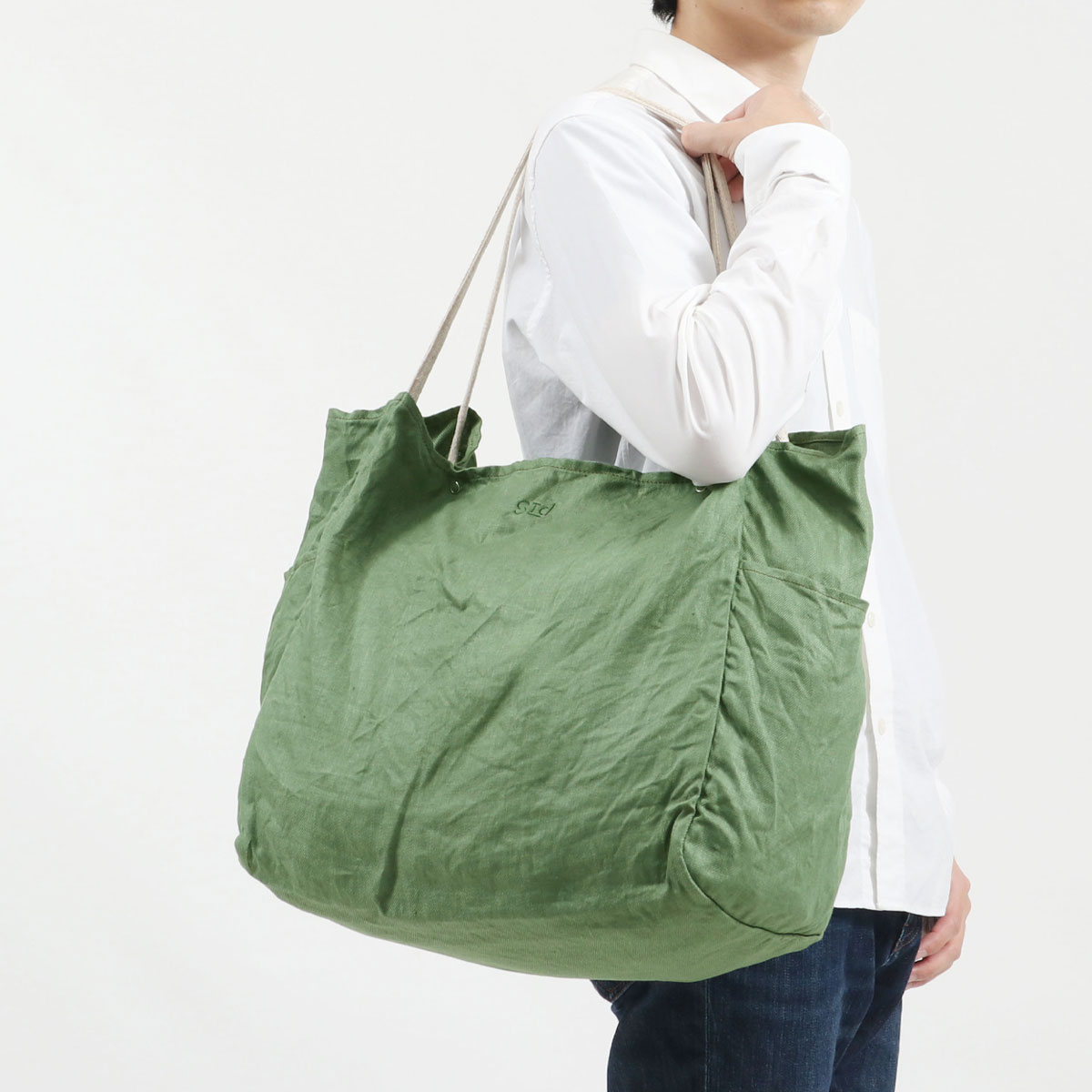 STANDARD SUPPLY スタンダードサプライ DAILY LINEN TOTE L｜【正規