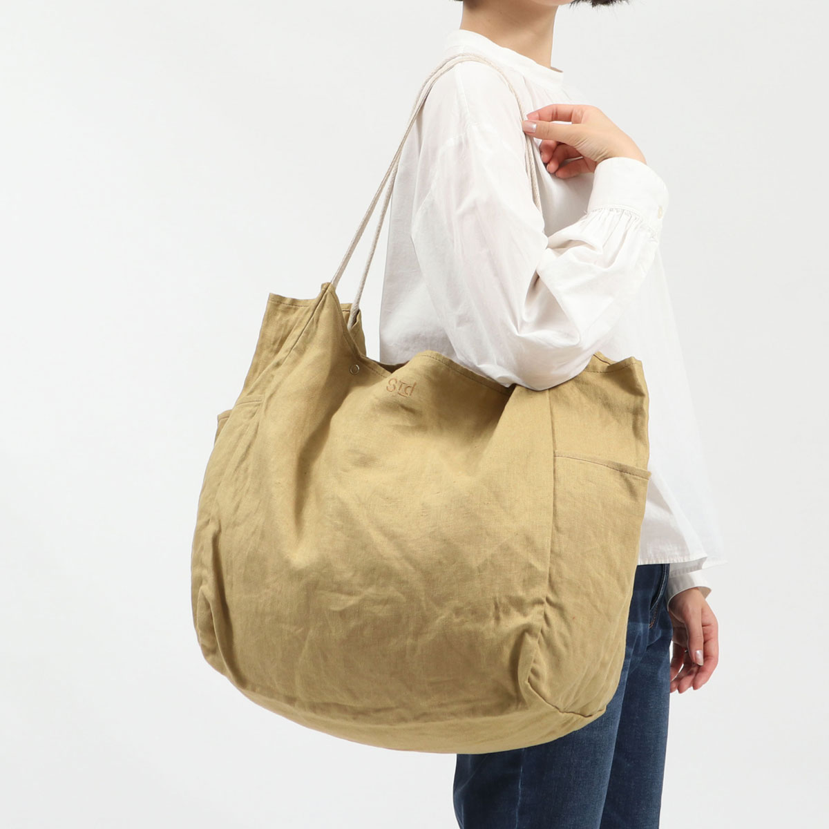 STANDARD SUPPLY スタンダードサプライ DAILY LINEN TOTE L｜【正規