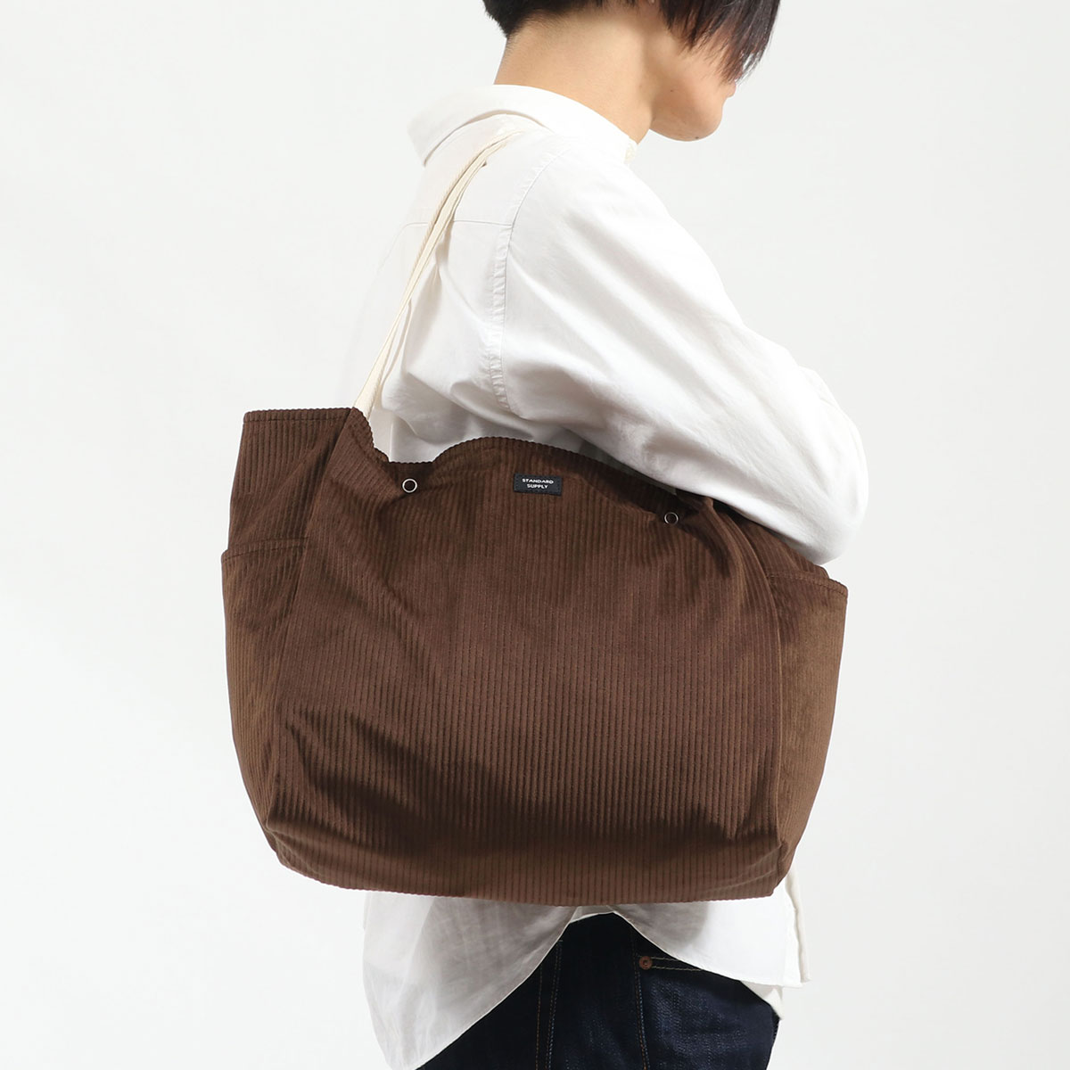 STANDARD SUPPLY スタンダードサプライ DAILY CORDUROY TOTE M｜【正規