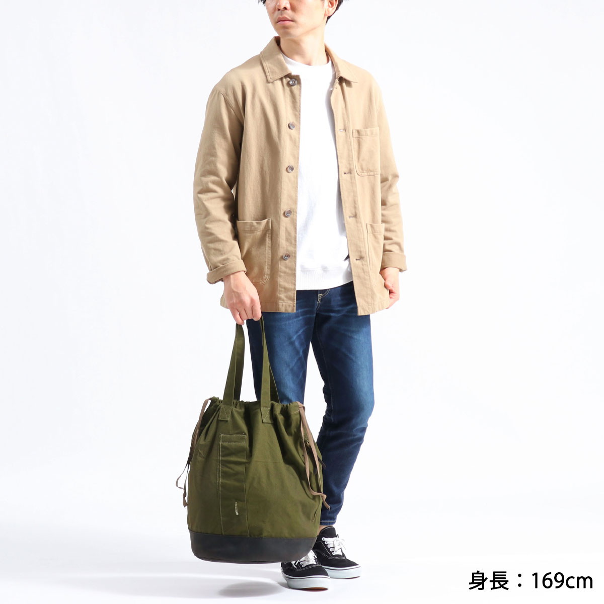 SLOW スロウ tent cloth laundry bag L 巾着バッグ 300S100I｜【正規