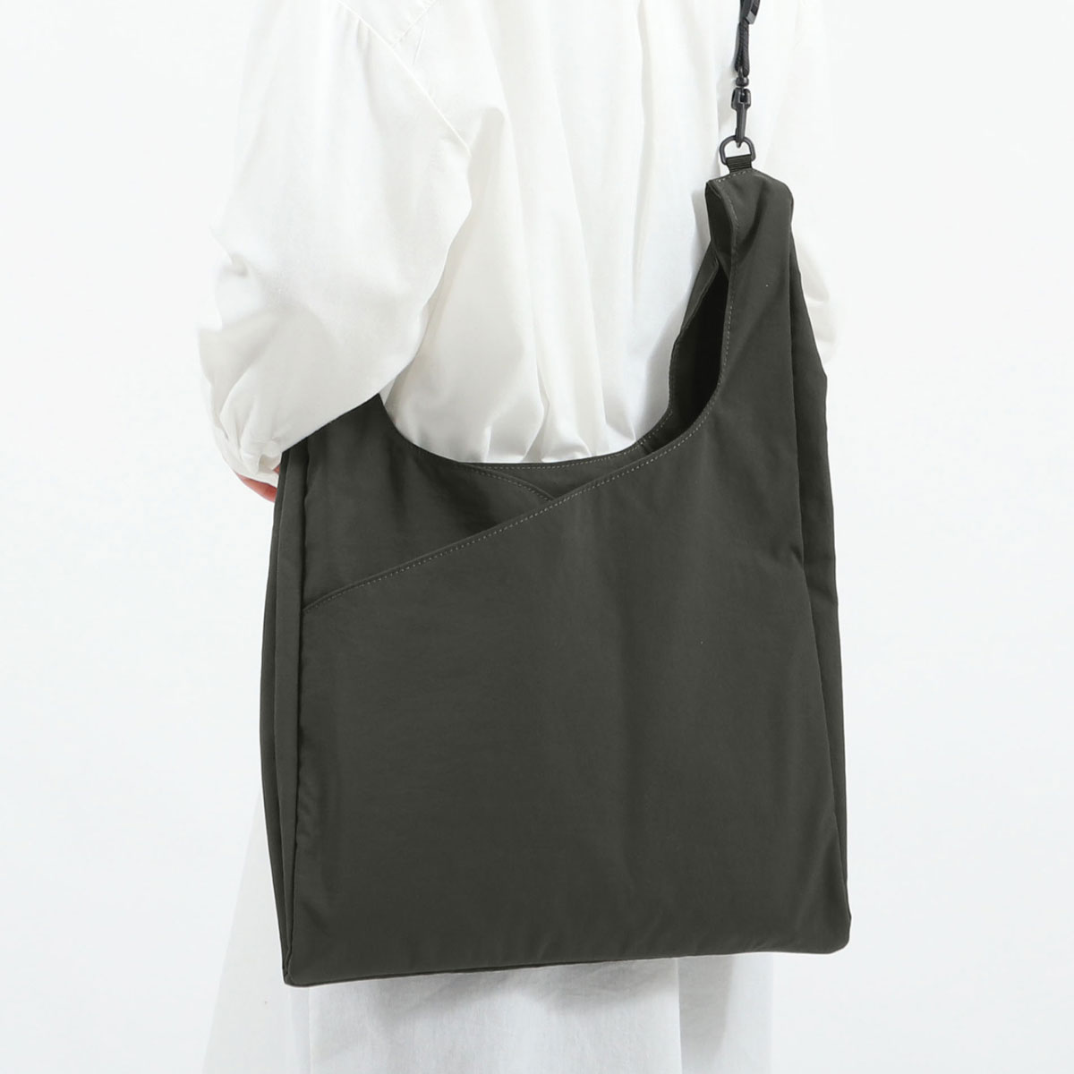 SLOW スロウ Span nylon 2way grocery shopper L 2WAYトート