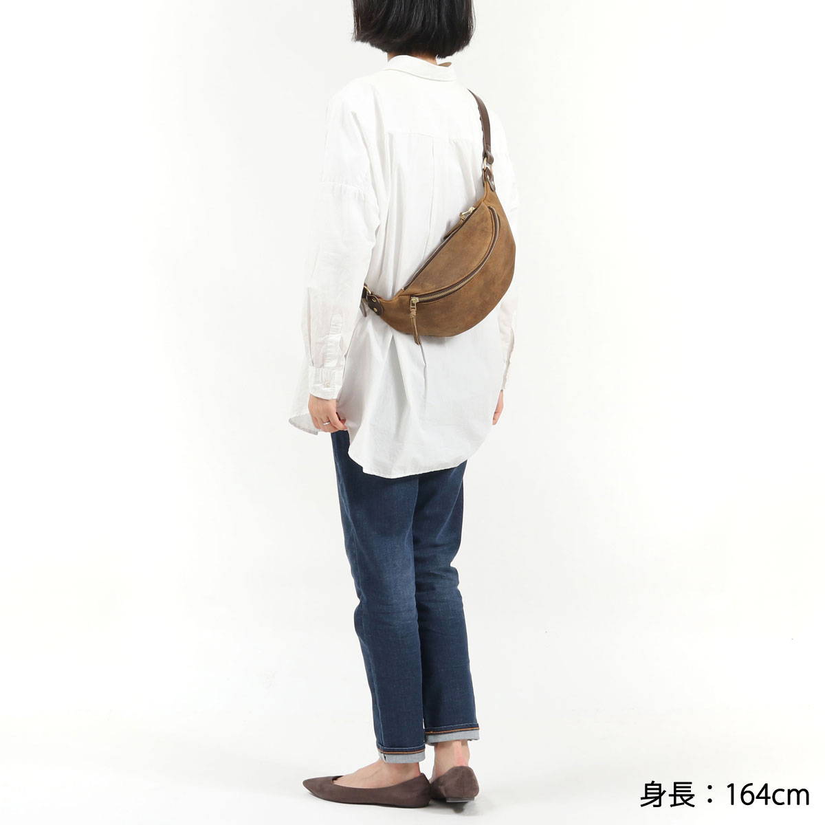 SLOW スロウ kudu leather-fanny pack ボディバッグ 300S130J｜【正規