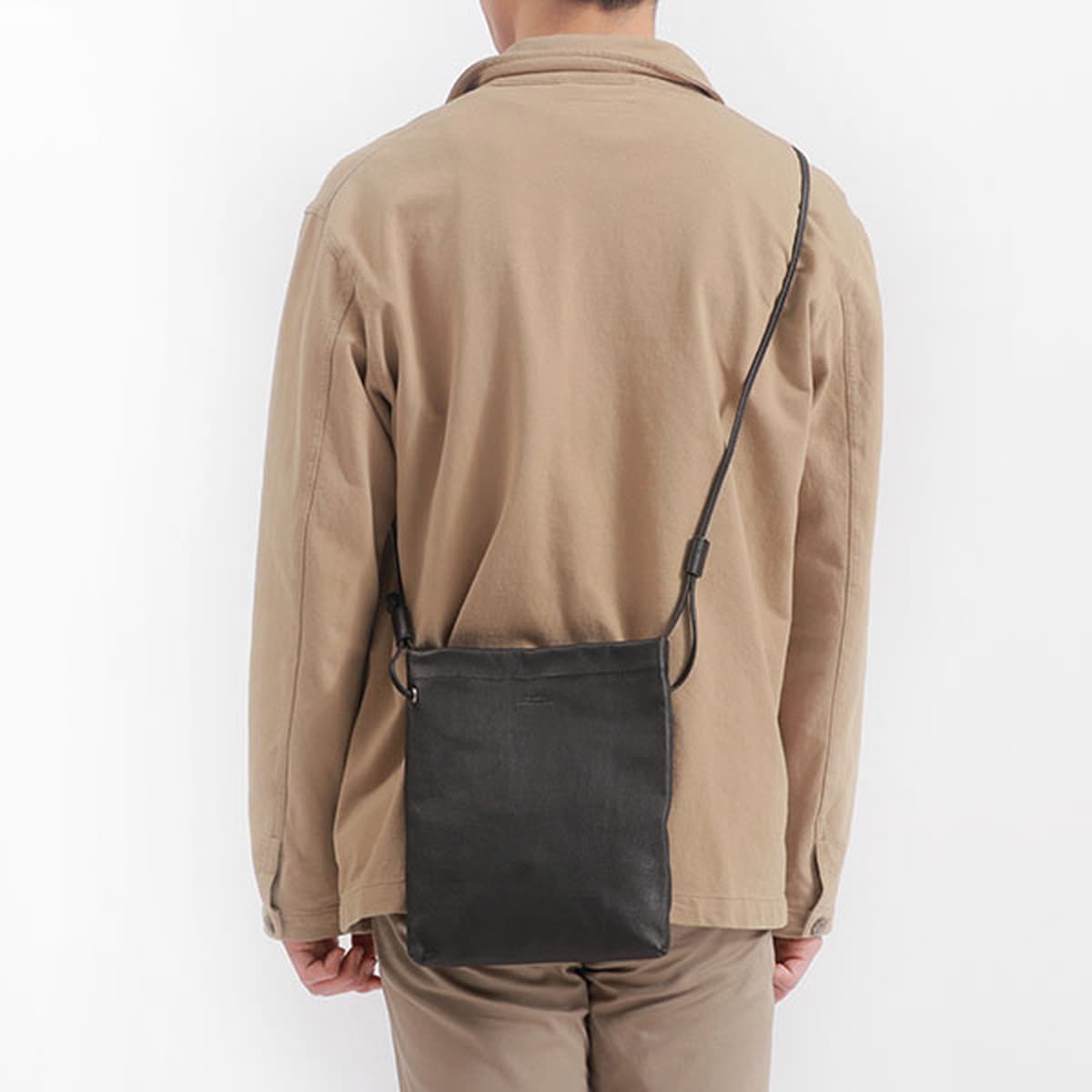 SLOW スロウ embossing leather shoulder bag L ショルダーバッグ