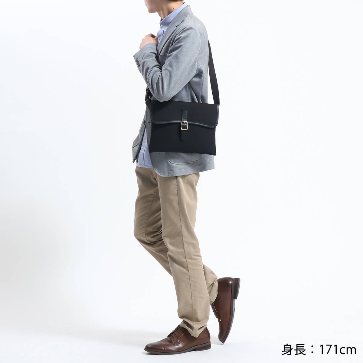 SLOW TRADITIONAL スロウトラディショナル Cotton serge Flap Shoulder