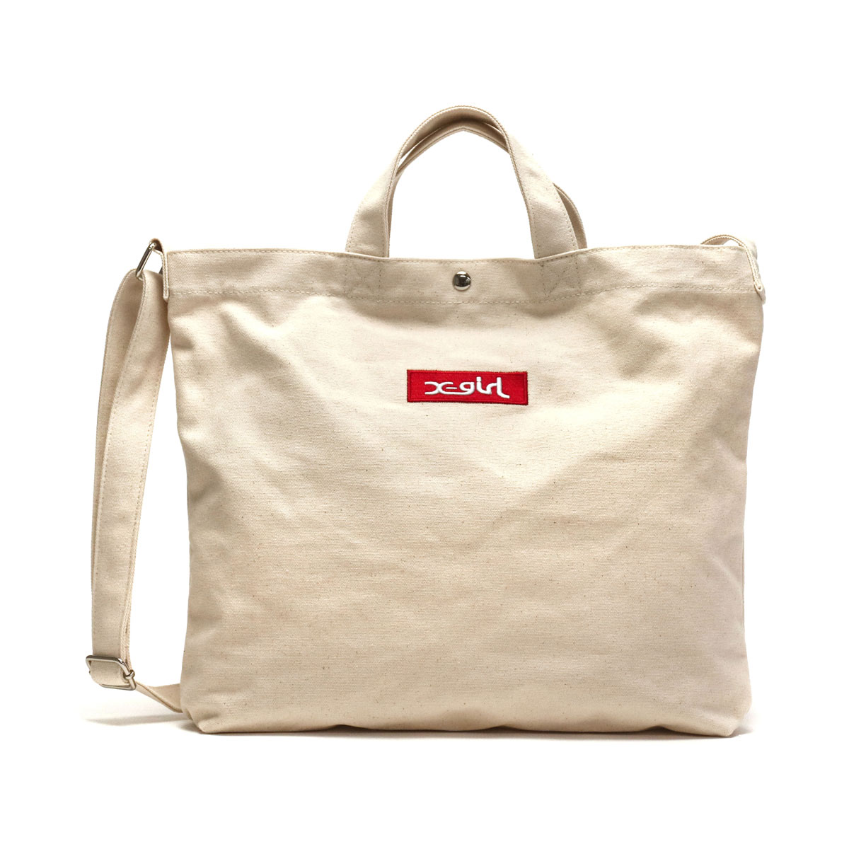 X Girl エックスガール Box Logo 2way Tote Bag 2wayトートバッグ 正規販売店 カバン 小物の専門店のギャレリアモール