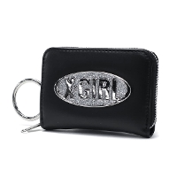 X-girl GbNXK[ GLITTER OVAL LOGO COIN AND CARD CASE RCP[X 105242054015