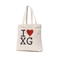 X-girl GbNXK[  I LOVE XG LOGO CANVAS TOTE BAG g[gobO 105243053002